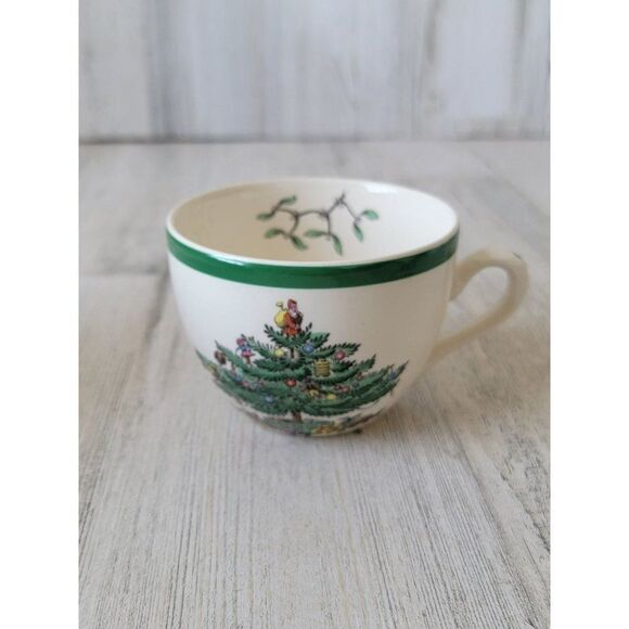 Spode Christmas tree tea cup ceramic s3324 England Home Decor Xmas - Picture 1 of 8